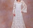 Crochet Lace Wedding Dresses Unique 70s Style Lace Bohemian Wedding Dress Ivory or White