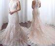 Custom Made Wedding Dresses Online Beautiful 2018 Pink Lace Mermaid Wedding Dresses Sleeveless Jewel Neck Lace Appliques Long Bridal Gowns Custom Made Line