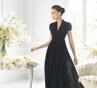 Cute Dresses to Wear to A Fall Wedding Inspirational A Line Short Sleeves Chiffon Black Long Prom Dresses