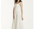 David Bridal.com Beautiful David S Bridal Champagne Lace Overlay V3587 Traditional Wedding Dress Size 14 L Off Retail