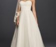 David Bridal.com Lovely Strapless Wedding Dress with Sweetheart Neckline
