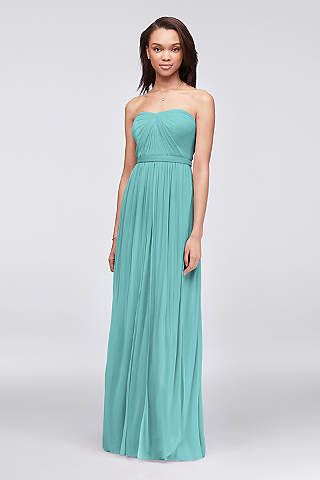 Davids Bridal Clearance Lovely View Beach Strapless Not Applicable Bridesmaid Dress at