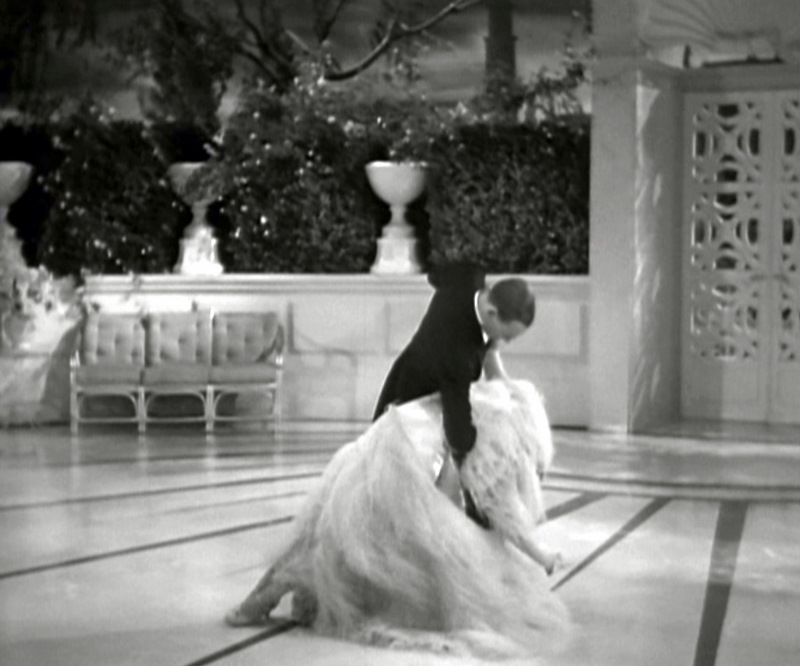 Top Hat Ostrich Feather Dress Ginger Rogers Fred Astaire Final Backbend