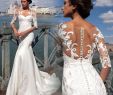 Designer Beach Wedding Dresses Elegant 2019 Mermaid Beach Wedding Dresses Vintage Lace Applique Sheer Jewel Neck with Half Sleeves Satin Sweep Train Bridal Gown with buttons Back
