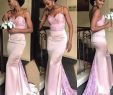 Designer Dresses for Wedding Guests Luxury Pale Pink Mermaid Bridesmaids Dresses for African Summer Garden Weddings 2018 Appliques Backless Spaghetti Straps Long Wedding Guest Gowns