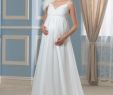 Designer Maternity Wedding Dresses Luxury Empire Waist Beading Chiffon A Line Pregnant Maternity