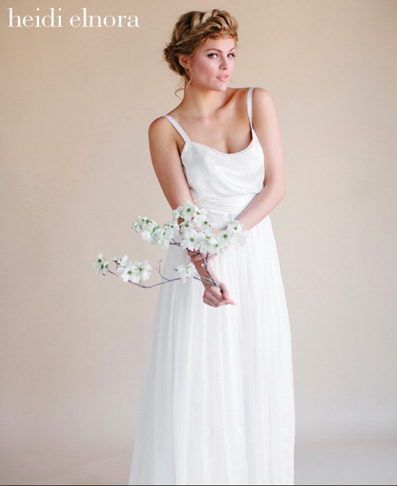 Detailed Wedding Dresses Elegant Heidi Elnora Yvette Darling Custom top with Lace Detail Wedding Dress Sale F