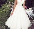 Dhgate Wedding Dresses Reviews Awesome Discount Lace Tea Length Beach Wedding Dresses 2019 Vintage Sheer Neck Ivory Tulle A Line Country Style Short Bridal Gowns Monique Wedding Dresses