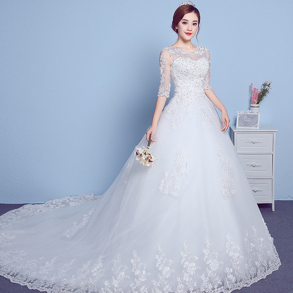 Dhgate Wedding Dresses Reviews Lovely Cheap In Stock Berta Y Lace Up Trailing Wedding Dresses Hollow Out Jewel Neck Full Lace Appliqued Bridal Gown Saudi Arabia Dubai Vestidos Ready to