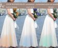 Dip Dye Wedding Dresses Awesome Ombre Wedding Skirt Customized Colors Dip Dyed by