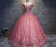 Discount Ball Gowns Lovely Discount Real Applique Lace Pink Quinceanera Dresses Ball Gowns F the Shoulder Corset Sweet 16 Dresses Floor Length evening Party Gowns formal