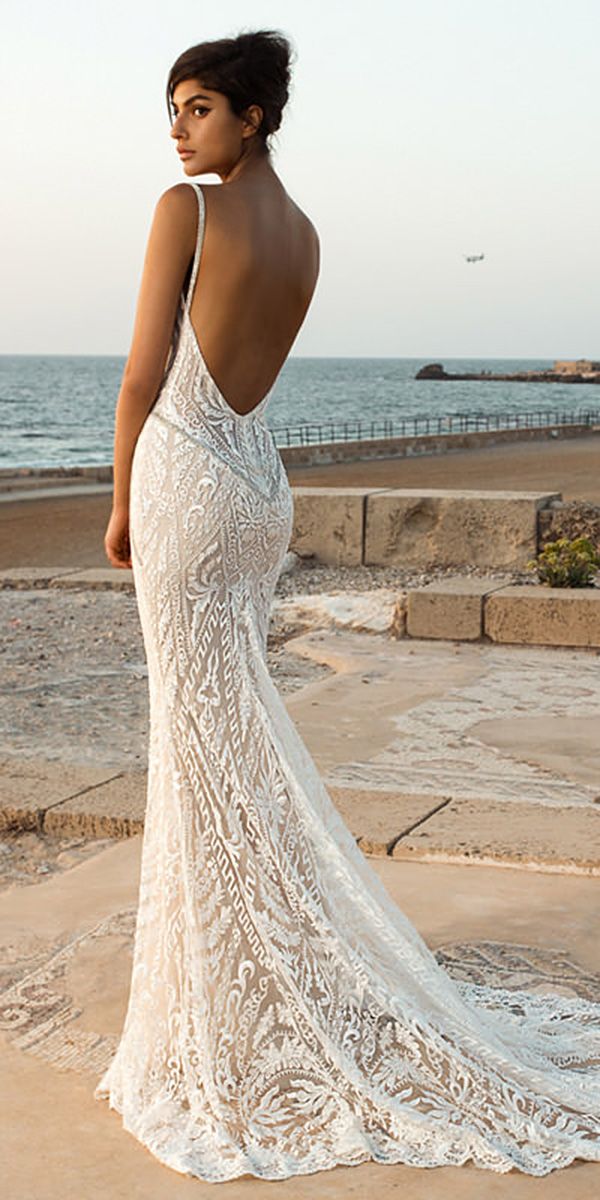 Discount Gowns Elegant Lace Beach Wedding Dress Luxury Easy to Draw Wedding Dresses