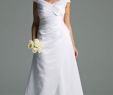 Drape Wedding Dress Beautiful Wedding Dress Plus Size Satin F the Shoulder A Line with