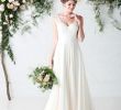 Drape Wedding Dress Inspirational Raina Raina Chiffon Wedding Dress Ivory