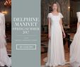 Drape Wedding Dress Luxury Parisian Wedding Dresses by Delphine Manivet Spring Summer