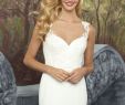 Draping Wedding Dresses Inspirational Style 8923 Crepe Fit and Flare Wedding Dress with attached