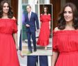 Dress Gallery Lovely Kate Middleton the Duchess Of Cambridge Wears Y Red for