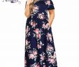 Dress Sales Elegant Nemidor 2019 Hot Sales Women O Neck Long Sleeve Long Summer Casual Dress Plus Size 7xl 8xl 9xl Vintage Maxi Dress with Pockets Q