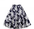 Dress Skirt Types Best Of 2019 New Vintage Retro Floral Print Skirts Womens High Waistpleated Audrey Hepburn Style Saias Midi Swing Ball Gown