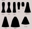 Dress Skirt Types Elegant Fashion In Infographics — A Visual Dictionary Of Skirt
