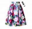 Dress Skirt Types Fresh Summer Women Vintage Retro Satin Floral Pleated Skirts
