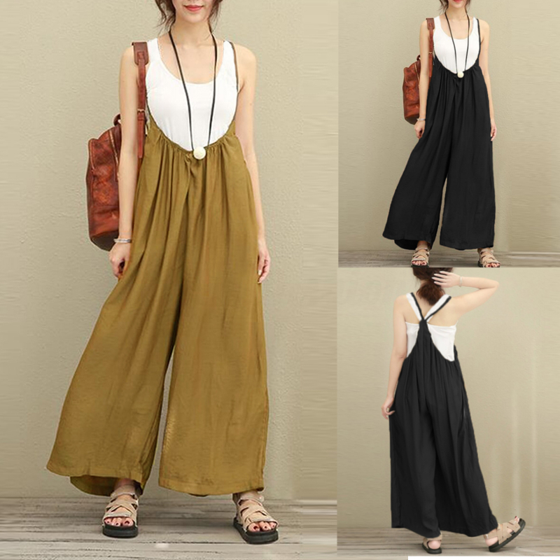 Dress Types Best Of Womens Fashion Overalls Sleeveless Jumpsuit Trousers