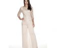 Dresses for attending A Wedding Best Of Elegant Lace Mother the Bride Pant Suits Sheer Bateau Neck Wedding Guest Dress Two Pieces Plus Size Chiffon Mothers Groom Dresses Mother the