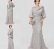 Dresses for attending A Wedding New 2019 New Silver Elegant Mother the Bride Dresses Half Sleeve Lace Mermaid Wedding Guest Dress Plus Size formal evening Gowns Plum Mother the