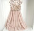 Dresses for Girls for Wedding Unique the "penelope" Two Piece Blush Sequin Dress