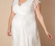 Dresses for Pregnant Wedding Guests Fresh Brautkleid Eden Kurz In Plus Size Elfenbein
