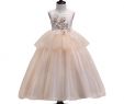 Dresses for Teenage Wedding Guests Luxury 2018 Princess Girl evening Dress Long Tulle Teens Party Kids