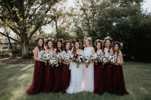 Dresses to attend A Wedding Unique Outdoor Ceremony & Tented Reception with Cozy Fall Color