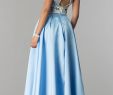 Dresses to Wear to An evening Wedding Elegant Two Piece Long Satin Prom Dress with Embroidery