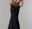 Dresses to Wear to An evening Wedding Luxury Long Halter Mermaid Prom Dress with Ruffle Promgirl