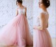 Dusty Rose Gown Awesome Discount Romantic Dusty Rose Tulle Wedding Dresses Bridal Gowns Bateau Sheer Neck Cap Short Sleeves Lace Applique Hollow Back Wedding Gowns Cheap
