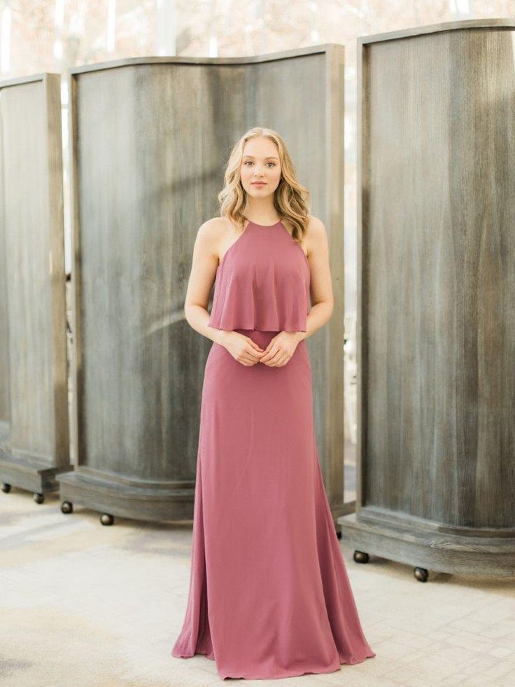 Dusty Rose Gown Luxury the New Shade Of Pink that is Taking the Bridesmaid World by