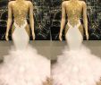 Edgy Wedding Dresses Fresh White and Gold Prom Dresses 2019 New Cascading Tiered Ruffles Lace Up Princess Sweet 16 Prom Ball Gowns evening Dress Custom Made Bc1515 Edgy Prom