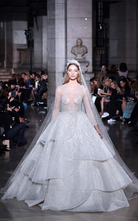 Ellie Saab Wedding Dresses Awesome Haute Couture Bridal Inspiration Georges Hobeika