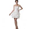 Elope Wedding Dresses Unique Taffeta Beaded Short Wedding Dress Coupons Promo Codes