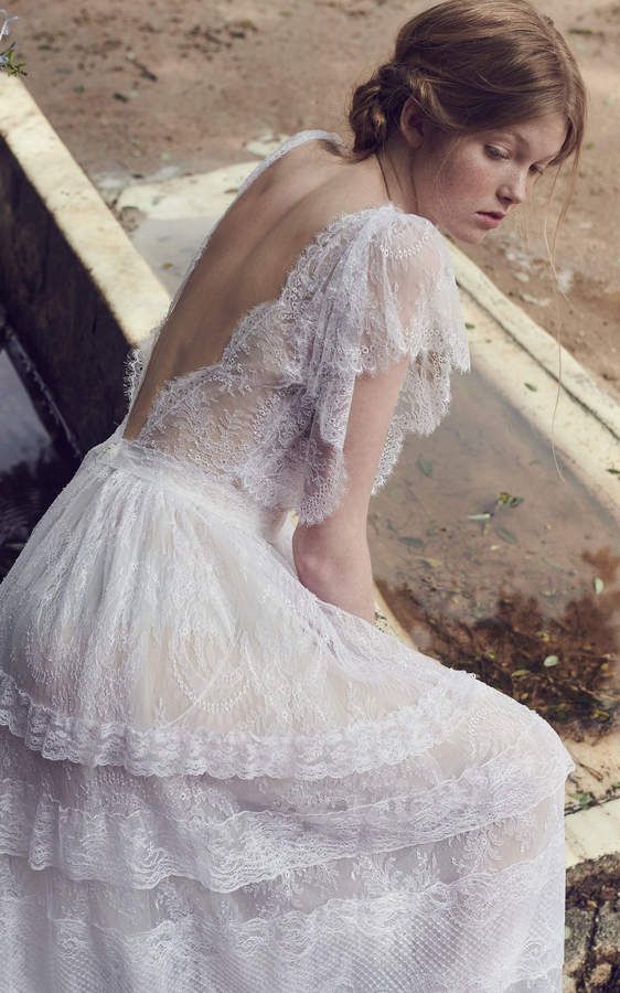 Elopement Dress Inspirational Romantic Vintage Wedding Dress Costarellos Bridal