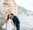 Eloping Wedding Dresses Beautiful Breathtakingly Romantic Positano Elopement Her Alfred Angelo
