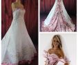 Embroidered Wedding Dress Luxury Discount New Fashion Pink Camo Sweetheart Embroidery Beading Wedding Dress Custom Lace Up Back 2018 formal Bridal Gowns Camouflage Dresses Designer
