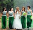 Emerald Green Dresses for Wedding Elegant Emerald Green Bridesmaid Dresses 2019 See Through Floor Length Lace Sash Garden Country Beach Wedding Guest Gowns Maid Honor Dress Cheap