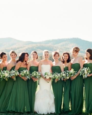Emerald Green Wedding Dresses Luxury A formal Rustic Destination Wedding In Virginia