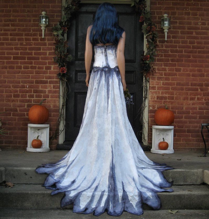 Emo Wedding Dresses Awesome Gothic Corpse Bride Wedding Gown Costumes