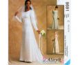 Empire Waist Wedding Dress Plus Size Best Of Long Sleeve Wedding Dress Empire Waist Wedding Gown Pattern Modest Wedding Gown with Train Mccalls 9691 Uncut Bust 32 5 36 Alicyn Exclusives
