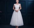 Empire Waist Wedding Dresses Luxury Knee Length Wedding Dresses with Sleeves Eatgn