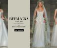 Ethereal Wedding Dresses Inspirational Bridal Fashion Week Reem Acra Fall 2018 Inside Weddings