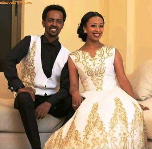 ethiopian traditional wedding clothes men women 1