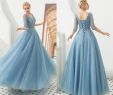 Evening Wedding Dresses New Alluring Dusty Blue V Neck Puffy evening Mother the Bride Dresses with Sleeves Beading Sequins Ruched Tulle Cheap Prom formal Party Dress evening